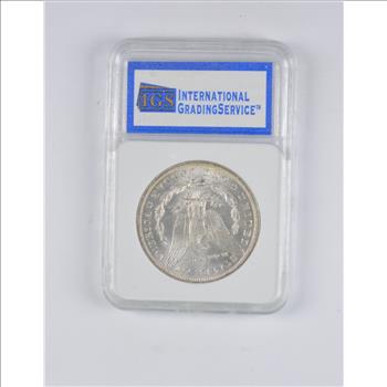 MS60 1884-O Morgan Silver Dollar - Slabbed