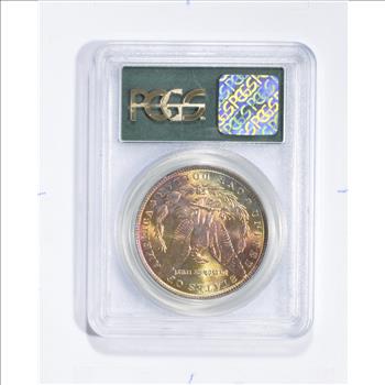 MS64 1886 Morgan Silver Dollar - Graded PCGS