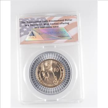 MS65 2008-D John Quincy Adams Presidential Oath Dollar - Slabbed