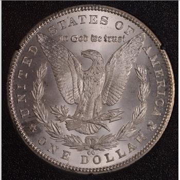 MS65 GSA Hoard 1885-CC Morgan Silver Dollar - NGC Graded