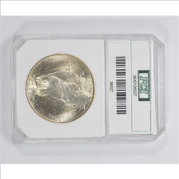 MS67 1922 Peace Silver Dollar - PCI Graded
