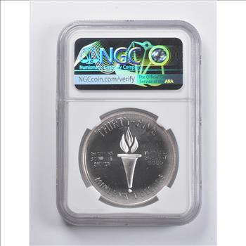 MS67 1973 Minerva $35 Bust Of Minerva 10 Grains Gold 24 Grams Silver FNGC