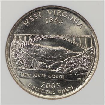MS67 PL West Virginia State Quarter - NGC Graded
