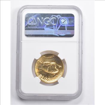 MS70 2009 $20 Saint-Gaudens Gold Double Eagle Ultra High Relief Signed Everhart NGC