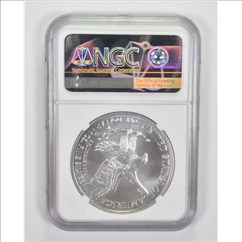 MS70 2021 American Silver Eagle - Eagle Landing T-2 - Early Releases - Graded NGC