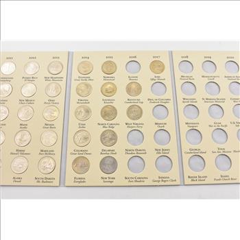 National Parks 2010-2017 Washington Quarter Collection Set - Mostly Complete