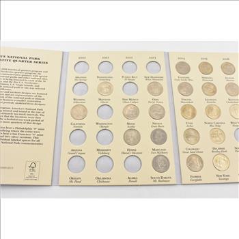 National Parks 2010-2017 Washington Quarter Collection Set - Mostly Complete