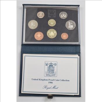 Nice! - 1986 United Kingdom Proof 8 Coins World Coin Set