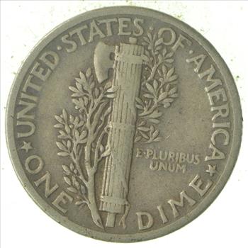 Over 70 Years Old United States Mercury Head Dime - 1930