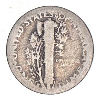 Over 70 Years Old United States Mercury Head Dime - 1930-S