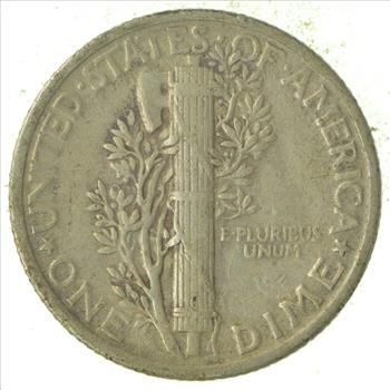 Over 70 Years Old United States Mercury Head Dime - 1934