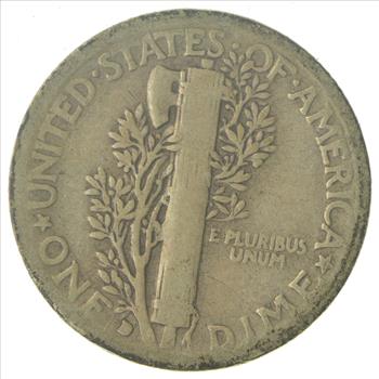 Over 70 Years Old United States Mercury Head Dime - 1934-D