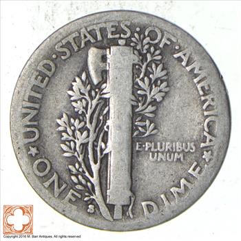 Over 70 Years Old United States Mercury Head Dime - 1935-S