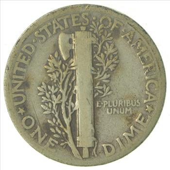 Over 70 Years Old United States Mercury Head Dime - 1936