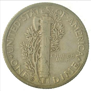 Over 70 Years Old United States Mercury Head Dime - 1937-D