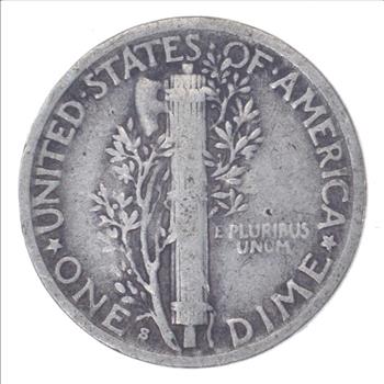 Over 70 Years Old United States Mercury Head Dime - 1939-S