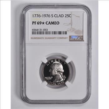 PF69* STAR CAM 1976-S Washington Bicentennial Quarter - Clad - Graded NGC