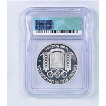 PR68 DCAM 1992-S Olympics Commemorative Silver Dollar - Slabbed