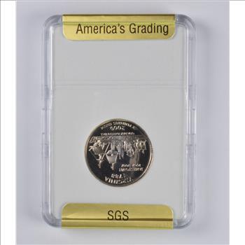 PR70 CAM 2000-S Virginia State Quarter - Slabbed