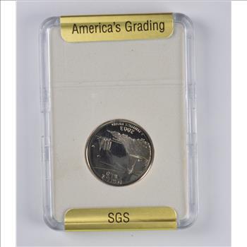 PR70 CAM 2003-S Maine State Quarter - Slabbed