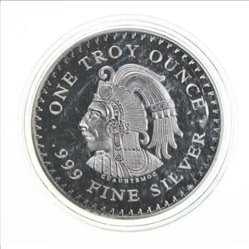 PROOF - 1 Oz 999 Silver Aztec Mayan Calendar Collectible Coin Medal Bullion