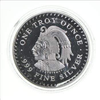 PROOF - 1 Oz 999 Silver Aztec Mayan Calendar Collectible Coin Medal Bullion