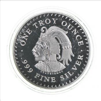 PROOF - 1 Oz 999 Silver Aztec Mayan Calendar Collectible Coin Medal Bullion