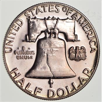 PROOF 1961 Franklin Half Dollar - Specially Minted! Mirror Surfaces - Only Found in Proof Sets!