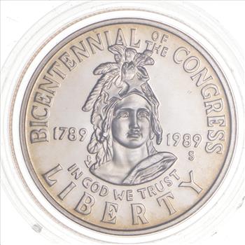 PROOF 1989 Congress Bicentennial- United States Mint HALF DOLLAR Commemorative