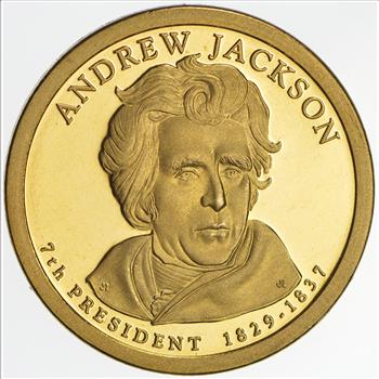 Proof Cameo 2008 Andrew Jackson - Seventh President - Presidential Dollar Coin