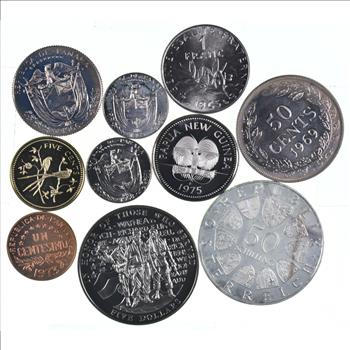 PROOF - World Coin Collection Lot Set Estate Bulk - Exact Coins