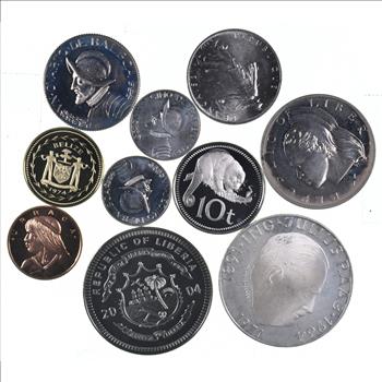 PROOF - World Coin Collection Lot Set Estate Bulk - Exact Coins