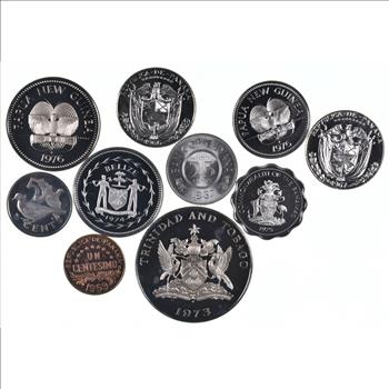 PROOF - World Coin Collection Lot Set Estate Bulk - Exact Coins