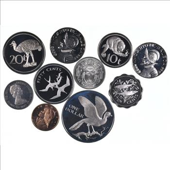 PROOF - World Coin Collection Lot Set Estate Bulk - Exact Coins