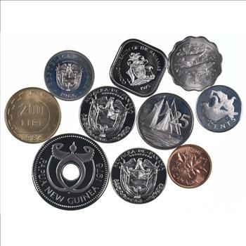 PROOF - World Coin Collection Lot Set Estate Bulk - Exact Coins