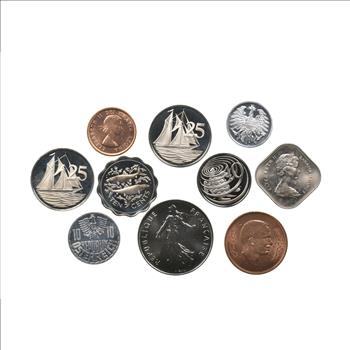 PROOF - World Coin Collection Lot Set Estate Bulk - Exact Coins