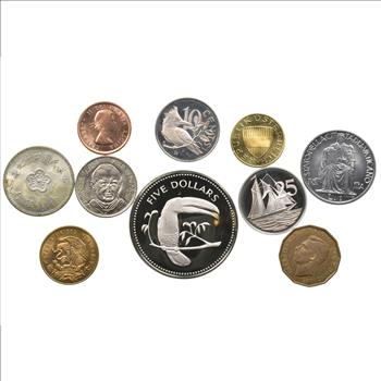 PROOF - World Coin Collection Lot Set Estate Bulk - Exact Coins