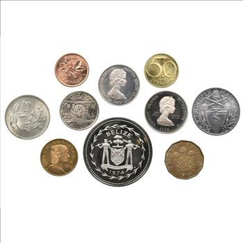 PROOF - World Coin Collection Lot Set Estate Bulk - Exact Coins