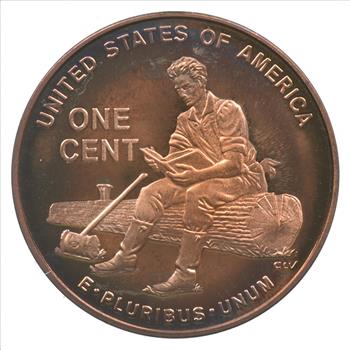 RAINBOW TONED - 2009-S Lincoln Cent - 100th Year Anniversary PROOF
