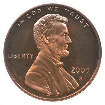 RAINBOW TONED - 2009-S Lincoln Cent - 100th Year Anniversary PROOF