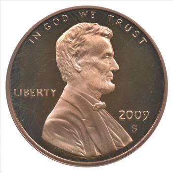RAINBOW TONED - 2009-S Lincoln Cent - 100th Year Anniversary PROOF