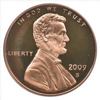 RAINBOW TONED - 2009-S Lincoln Cent - 100th Year Anniversary PROOF