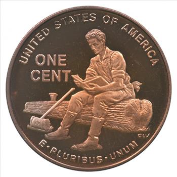 RAINBOW TONED - 2009-S Lincoln Cent - 100th Year Anniversary PROOF
