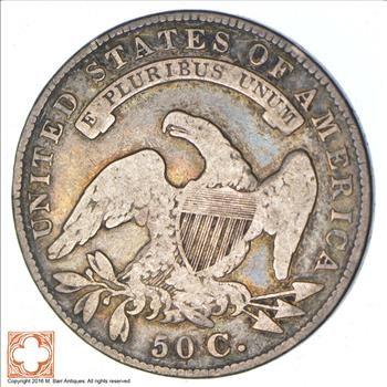 Rare - 1835 BUST Half Dollar - Great Detail - United States Type Coin