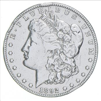 RARE - 1892 Morgan Silver Dollar - Very TOUGH - High Redbook