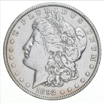 RARE - 1892 Morgan Silver Dollar - Very TOUGH - High Redbook