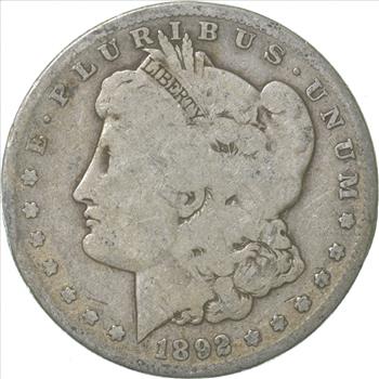 RARE - 1892-S Morgan Silver Dollar - Very TOUGH - High Redbook