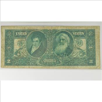 Rare 1893 Educational Silver Certificate PCGS Fine 15 Large Size US Currency Note