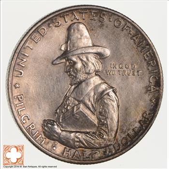 Rare - 1920 Pilgrim Tercentenary US Early Commemorative Half Dollar