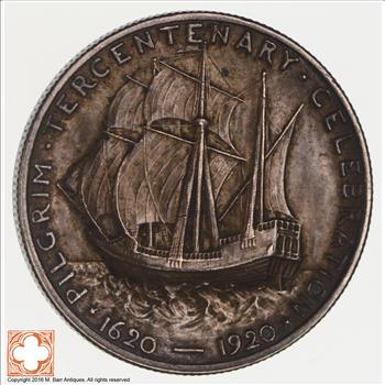 Rare - 1920 Pilgrim Tercentenary US Early Commemorative Half Dollar